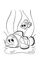Finding Nemo kleurplaat 7